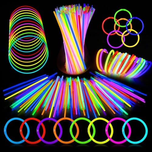Bracelets lumineux fluo - lumineux, –