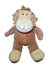 Doudou Lion marron beige