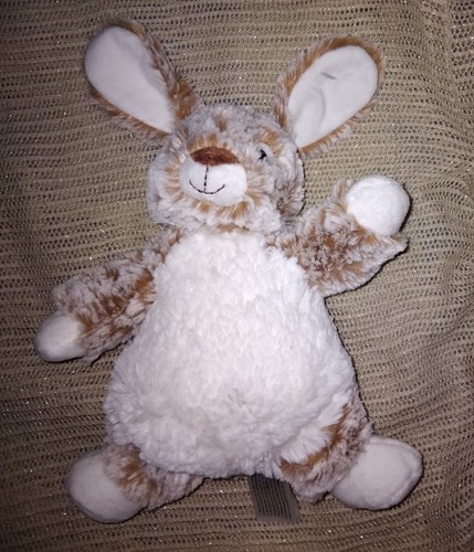 Doudou peluche lapin - doudou, marron