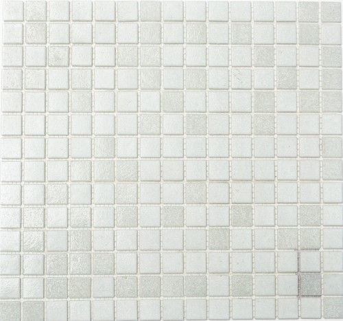 Mosaïque carreau verre - , blanc