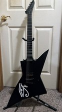 ESP LTD EX Black Metal Electric Guitar Black Satin *Upgraded*  With Fitted Case