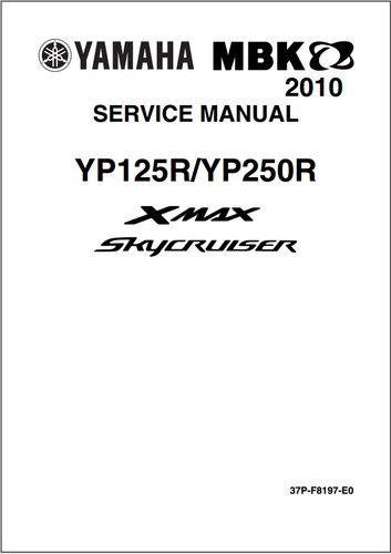 2010 yamaha yp125r yp250r - yamaha, yp125r-yp250r