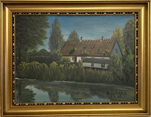 Peinture huile - À, l'huile