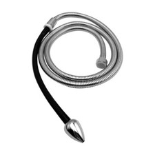 Metal Silicone Shower Cleansing Wash Vaginal Anal Enema Colon-Douche System Kit