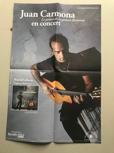 Affiche juan carmona guitare - juan,
