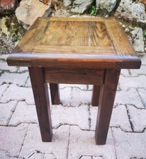 Vintage Tabouret En Bois Porte