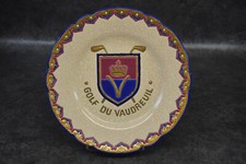 ASSIETTE EN EMAUX DE LONGWY