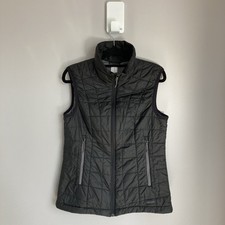 Womens Quilted Gilet XS Black Vest Padded Puffer Decathlon Forclaz Bodywarmer