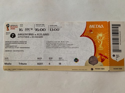 Ticket world cup russia - world,