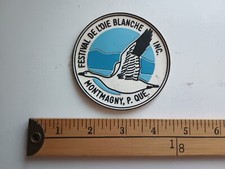 * 70S FESTIVAL L'OIE BLANCHE MONTMAGNY QUEBEC ECUSSON SNOW GOOSE PATCH CREST *