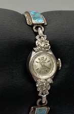 Jacques Carpentier 17mm Manual Wind S.Silver Inlay Detail Vintage Women's Watch