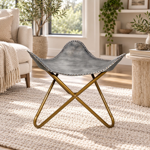 Pouf repose pieds pliable - pouf,