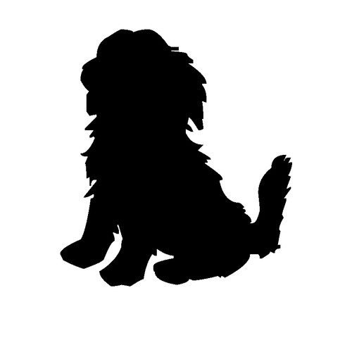Sticker autocollant chien