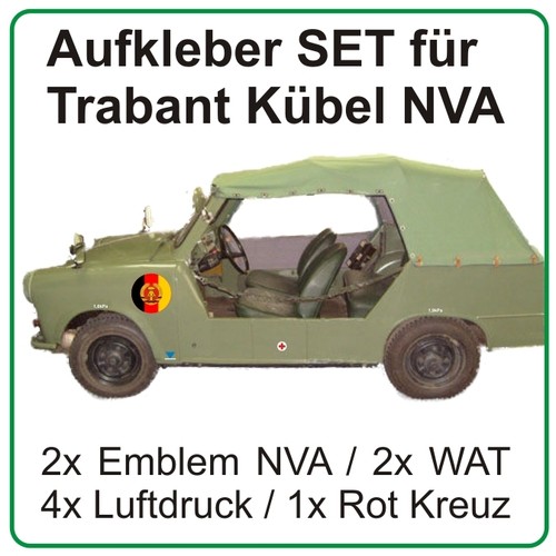 Sticker set for - , trabant