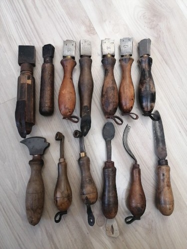 Rare lot outils anciens - 13,