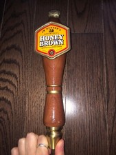 Ceramic Vintage JW Dundee’s Original Honey Brown Lager Beer Tap Handle