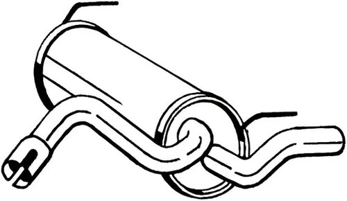 Silencieux final 185 499 bosal - final,