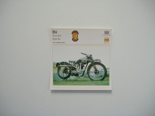 Fiche moto bsa 350 empire - moto,