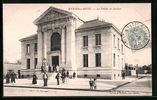 Cpa mantes seine le palais - cpa, mantes-s-seine,