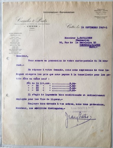 Facture 1927 cette - 🌟,