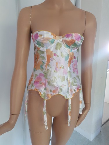 Guêpière vintage satin etam - guêpière,