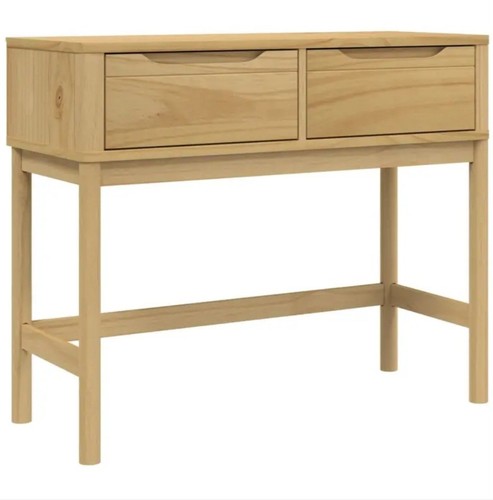 Console rustique pin massif - rustique,