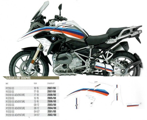 Set autocollants bmw r - d'autocollants,