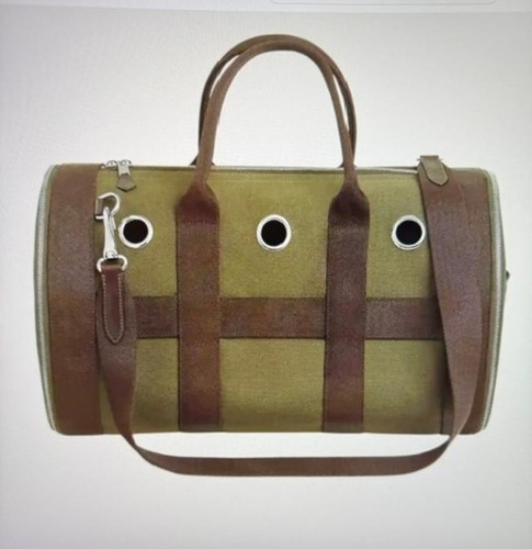 Hermes toile military dog - hermes,