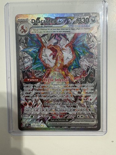 Carte pokémon dracaufeu - dracaufeu, ex