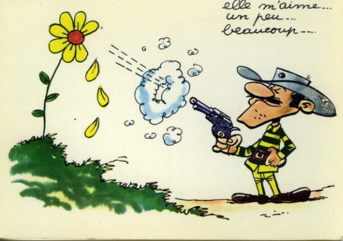 Morris carte postale lucky - postale,