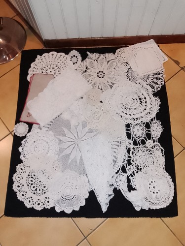 Lot napperons ancien 6 - lot,