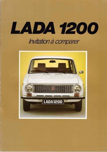 Catalogue brochure lada 1200 - lada,