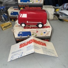Vintage Tamco 1970s Red SOUNDWAGON VW Bus Record Player w/Box 