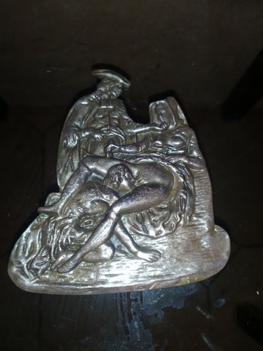 Plaque ornement bas relief - plaque,