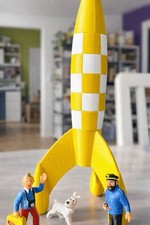 Fusée Tintin Jaune et blanc