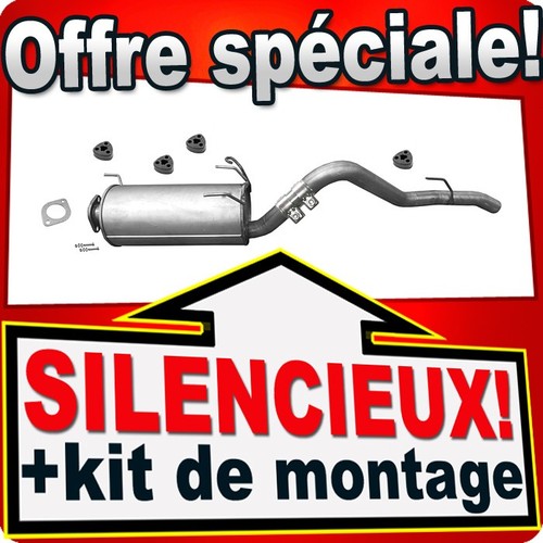 Silencieux arriere pour - arriere, isuzu