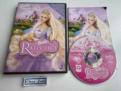 Barbie princesse raiponce - princesse,