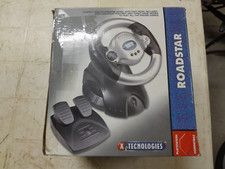 Roadstar Retrogaming Playstation Steering Wheel