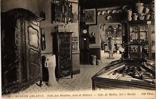 Old postcard AK Folklore - Museon Arlaten - Furniture Room - Arts and Crafts (699615)
