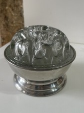 Pique Fleurs Verre Et Etain Du