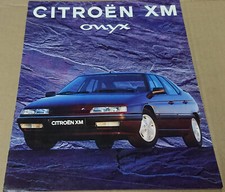 Catalogue publicitaire Citoen XM Série limitée Onyx 1993 brochure prospectus