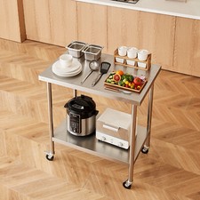 VEVOR Table de Travail en Inox