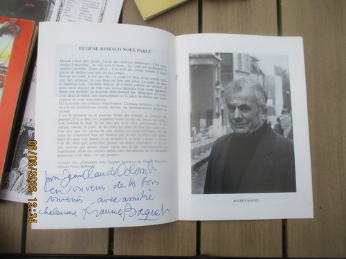 Maurice baquet dedicace - maurice,