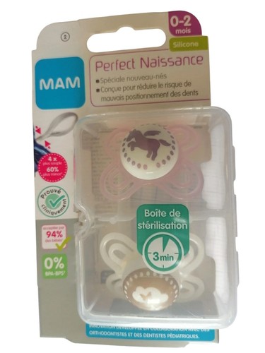 Mam sucettes silicone 0 2 - mam,