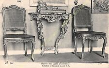 Postcard Decorative Arts Furniture CHAIRS & CONSOLE Louis XV Edit ND 209