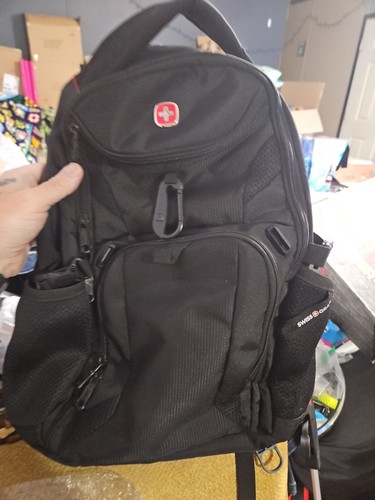 Swiss gear backpack black - swiss,