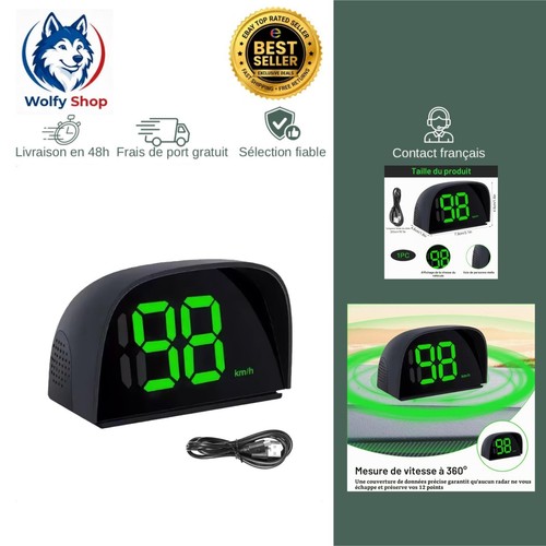 Hud compteur vitesse gps - hud, de