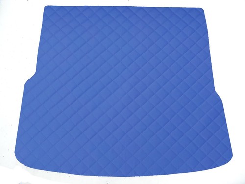 Matelassé cuir éco bleu - matelassé,