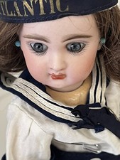 Antique Blueberry Doll First Twin Porcelain Head