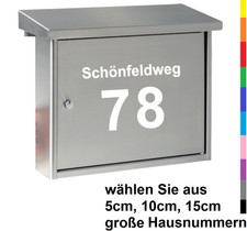 Autocollant numéro de maison